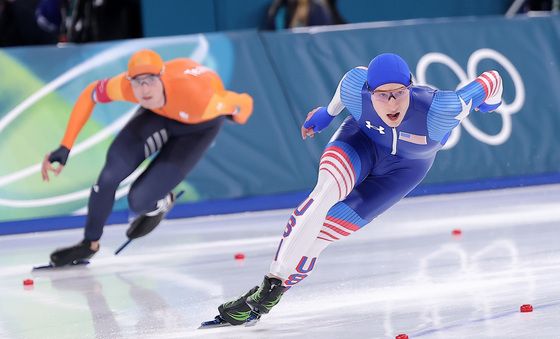 레이스 펼치는 조던 스톨츠·예닝 더 보