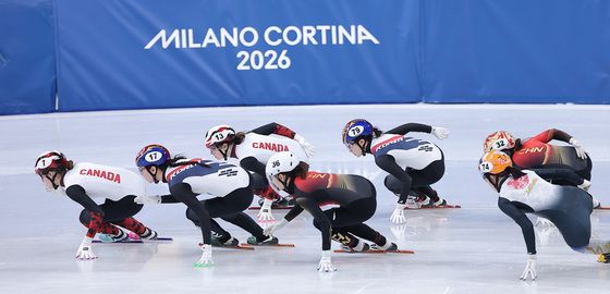 3000m 계주 질주하는 대한민국 선수단