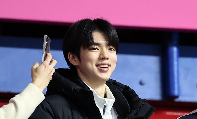 쇼트트랙팀 응원 온 차준환