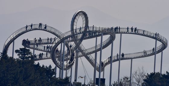 귀성객들의 짜릿한 오후