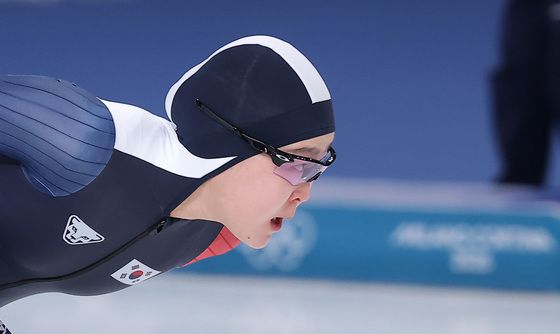 힘차게 질주하는 김민선