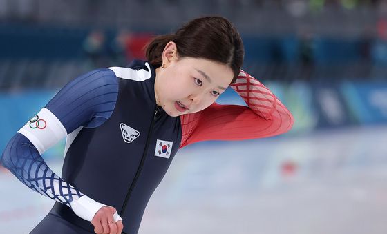 경기 마친 김민선