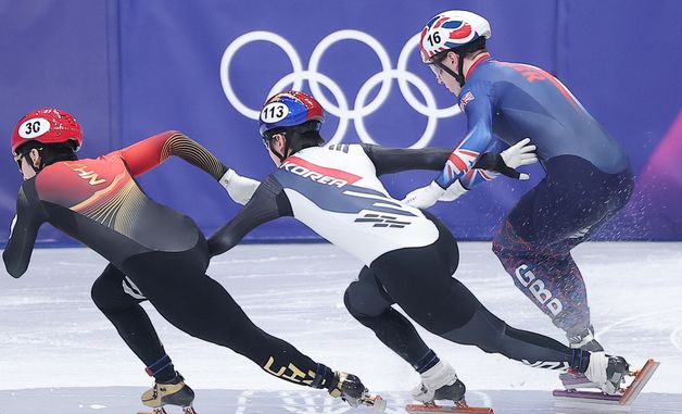 스타트 도중 넘어지는 임종언