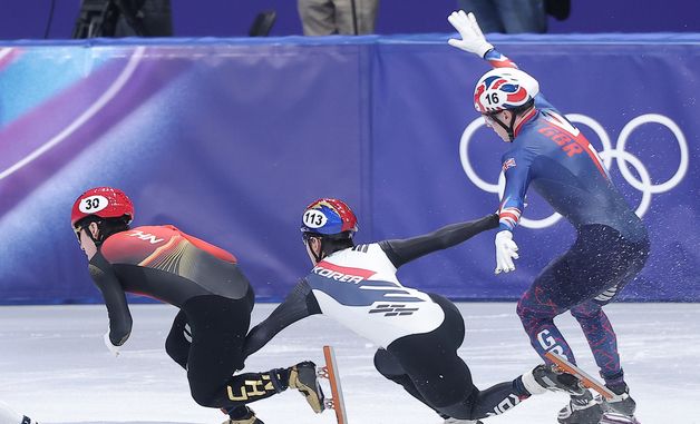 치열한 쇼트트랙 남자 500m