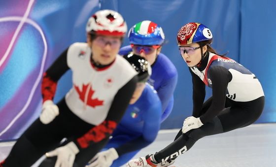 최민정, 아쉽다