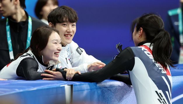 최민정, 길리야 고생 많았어