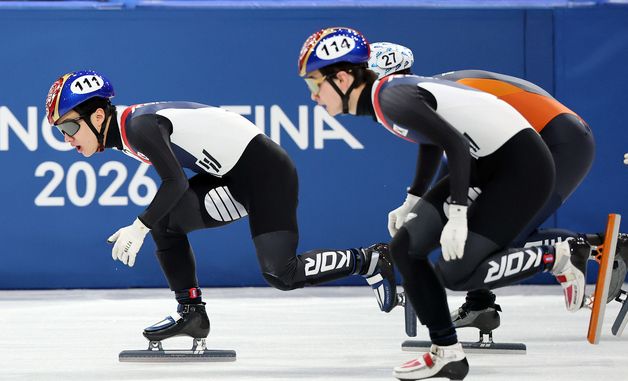 이정민, 1위로 치고 나가는 스피드