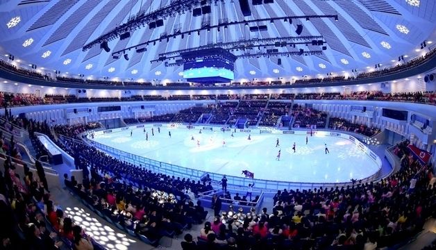 北, 2월 명절 맞아 피겨 시범 공연 진행