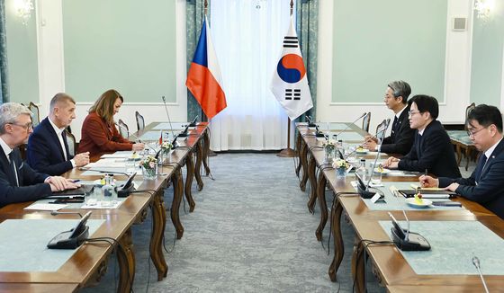 김정관 장관, 안드레이 바비시 체코 총리와 면담