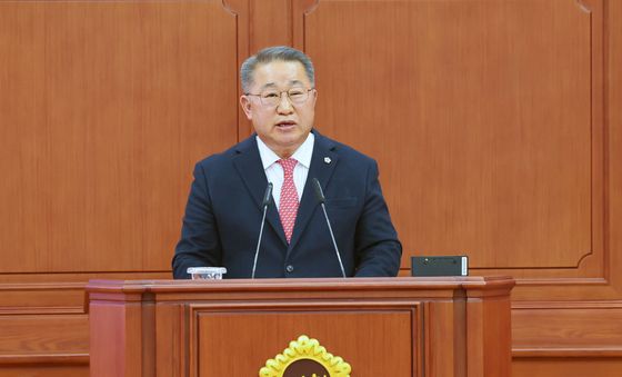 5분 자유발언하는 이한영 대전시의원