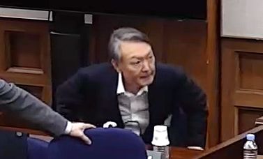 1심 선고공판 참석하는 윤석열 전 대통령