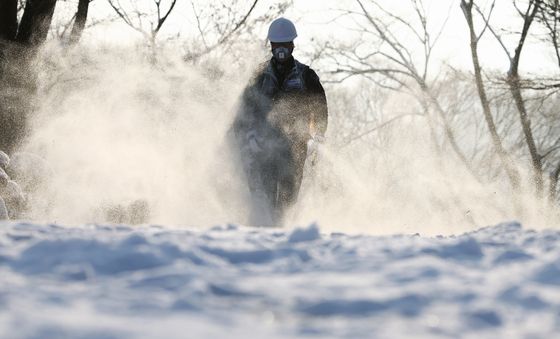 폭설 내린 서울