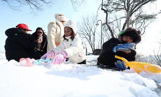 한국에서 본 첫눈