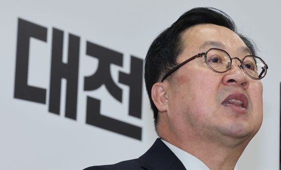 민주당 대전·충남 행정통합 법안 비판하는 이장우 대전시장