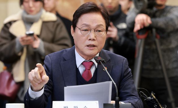 연석회의서 발언하는 박완수 경남도지사