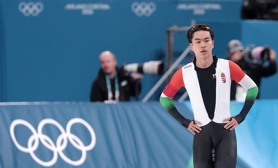 레이스 마친 김민석