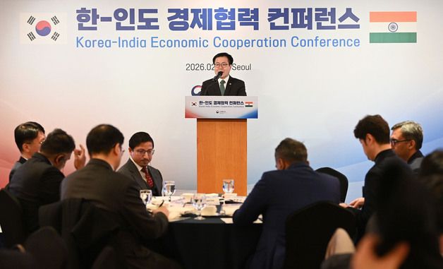 인사말하는 여한구 통상교섭본부장