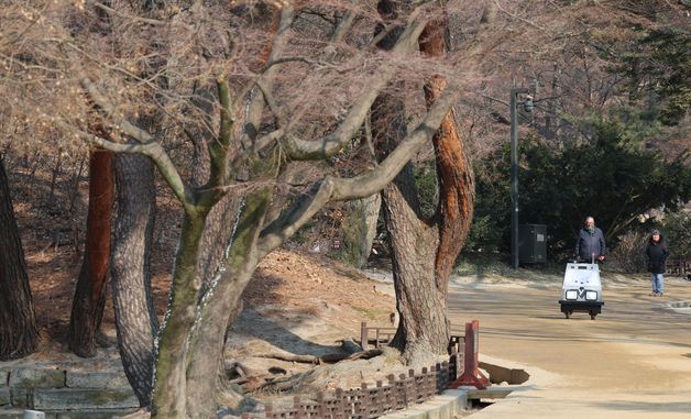 자율 순찰 로봇 '순라봇' 고궁 순찰중