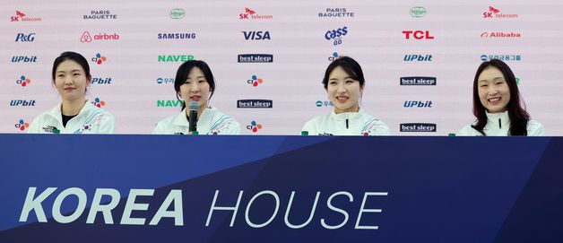 여자 쇼트트랙 대표팀 기자회견