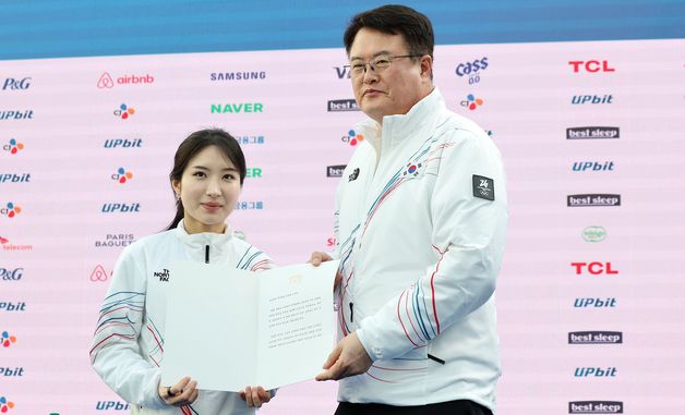'1500m 금메달' 김길리, 이재명 대통령으로부터 축전