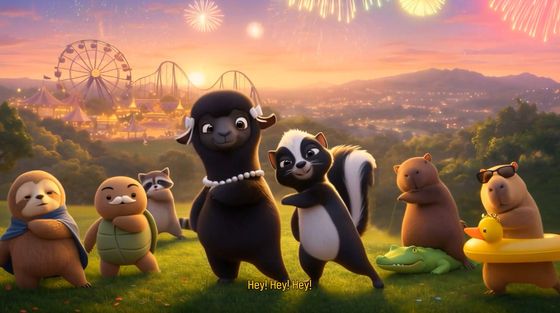 에버랜드, AI로 만든 '뿌빠타운' 동물 애니메이션 SNS 화제