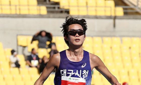 대구시청 이동진, 대구마라톤 국내 1위