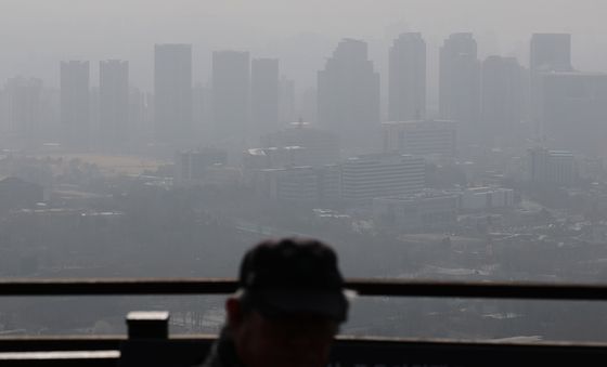 수도권 습격한 미세먼지