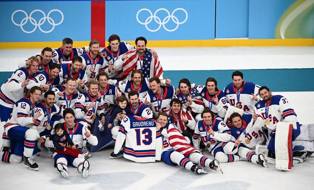 미국 남자 아이스하키, 46년 만의 올림픽 금메달