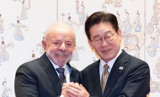 룰라 대통령 손 잡은 이재명 대통령