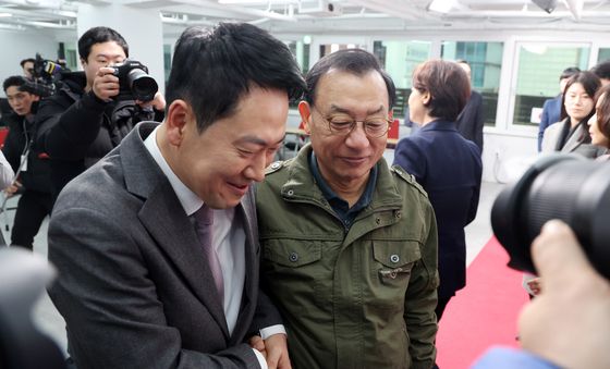 손 잡은 장동혁·이정현