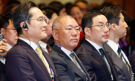 포럼 참석한 재계 총수들