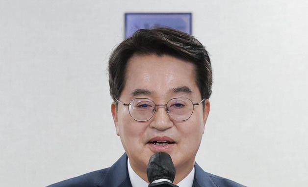 광역단체장 후보 면접, 발언하는 김동연 경기도지사