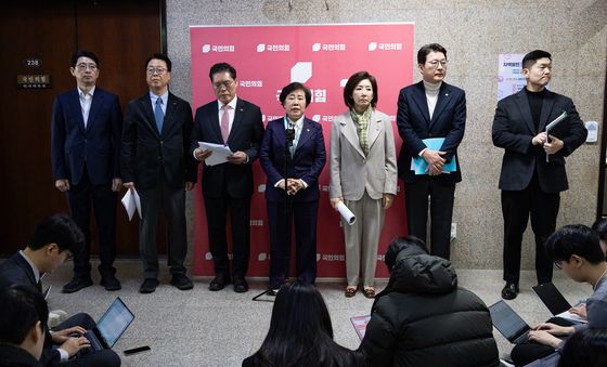 국민의힘 법사위원 기자회견