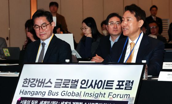 오세훈 서울시장, 한강버스 글로벌 인사이트포럼