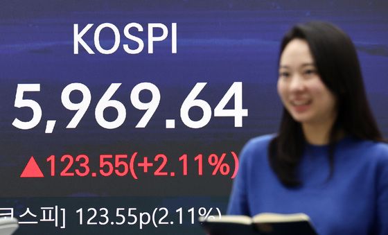 코스피 5969.64 마감