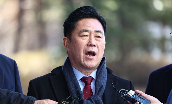 김규환, 통일교 정교유착 관련 조사 위해 합수본 출석