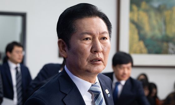 정청래 민주당 대표 '코스피 지수부터 확인'