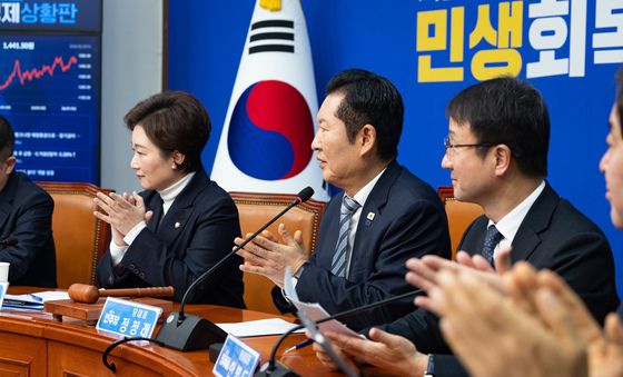 코스피 6000 돌파 축하하는 민주당