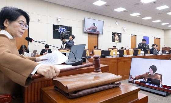 국회 과방위 전체회의 '국민의힘 위원들의 빈자리'