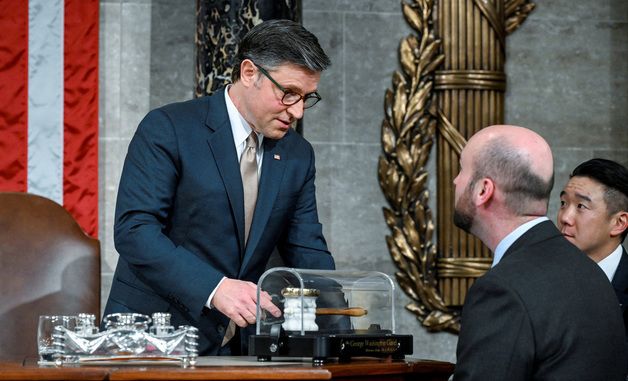 [포토] 마이크 존슨 하원의장