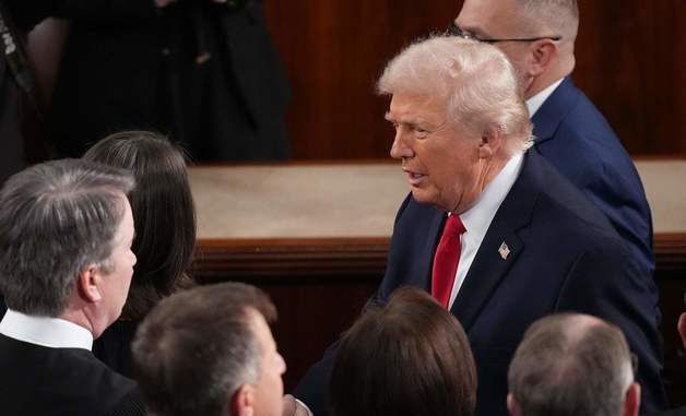 [포토] 국정연설 앞둔 트럼프 대통령