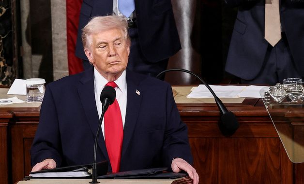 [포토] 국정연설 나선 트럼프 대통령