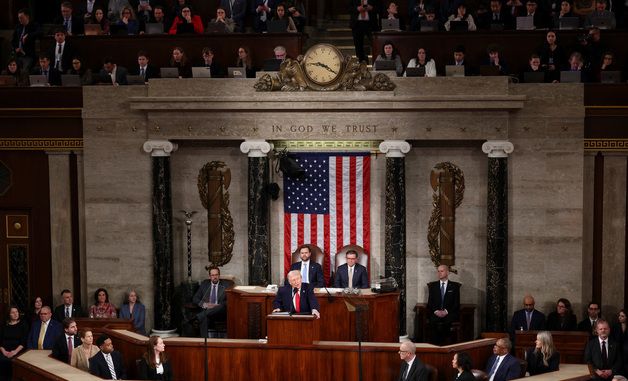 [포토] 국정연설하는 트럼프 대통령