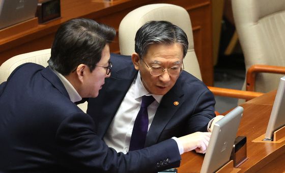 대화하는 정성호·신동욱