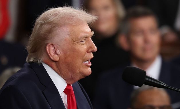 [포토] 국정연설하는 트럼프 대통령