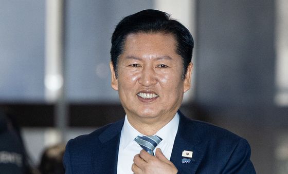 정청래 민주당 대표, 비공개 의총 참석