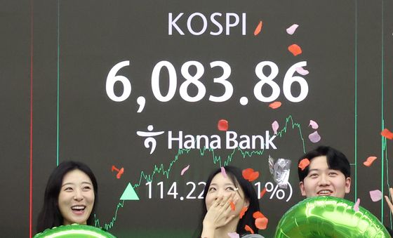 '믿을수 없는 코스피'…종가 기준 6000선 돌파