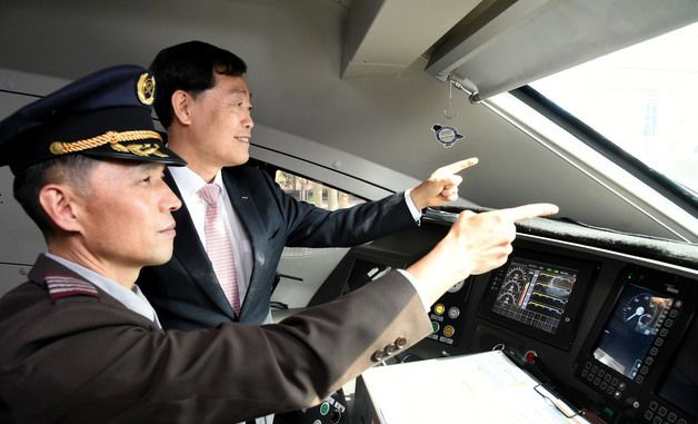 시범 교차운행 점검나선 정왕국 SR 대표이사