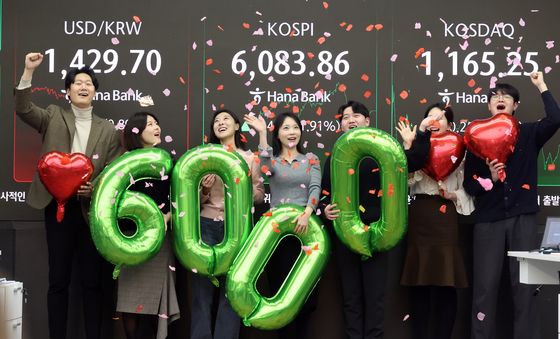 코스피, '6천 시대 개막'