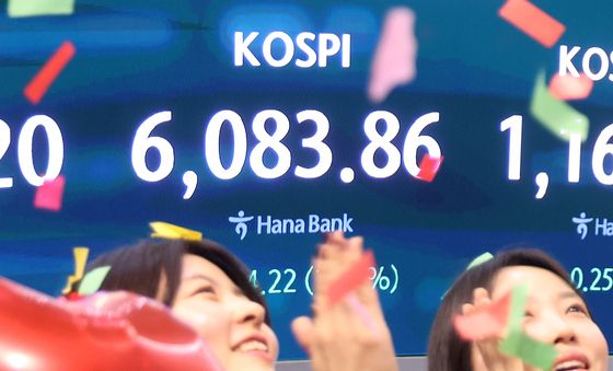 '코스피 종가 6천선 돌파'